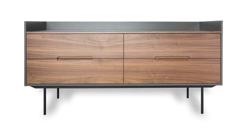 Slater Low Buffet by Mobital, showing front view of slater low buffet.