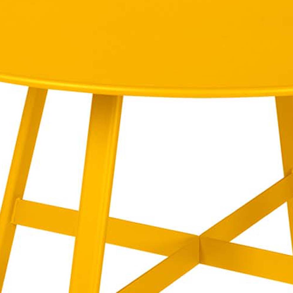 So'O Round Table by Fermob, showing closeup view of so'o round table.