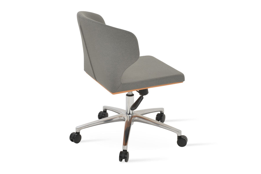 Amed Office Chair by SohoConcept, showing back view of office chair.