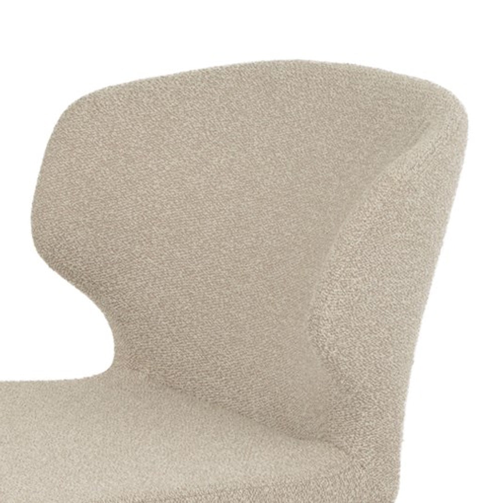Amed +(Plus) Metal Dining Chair by SohoConcept, showing closeup view of metal dining chair.