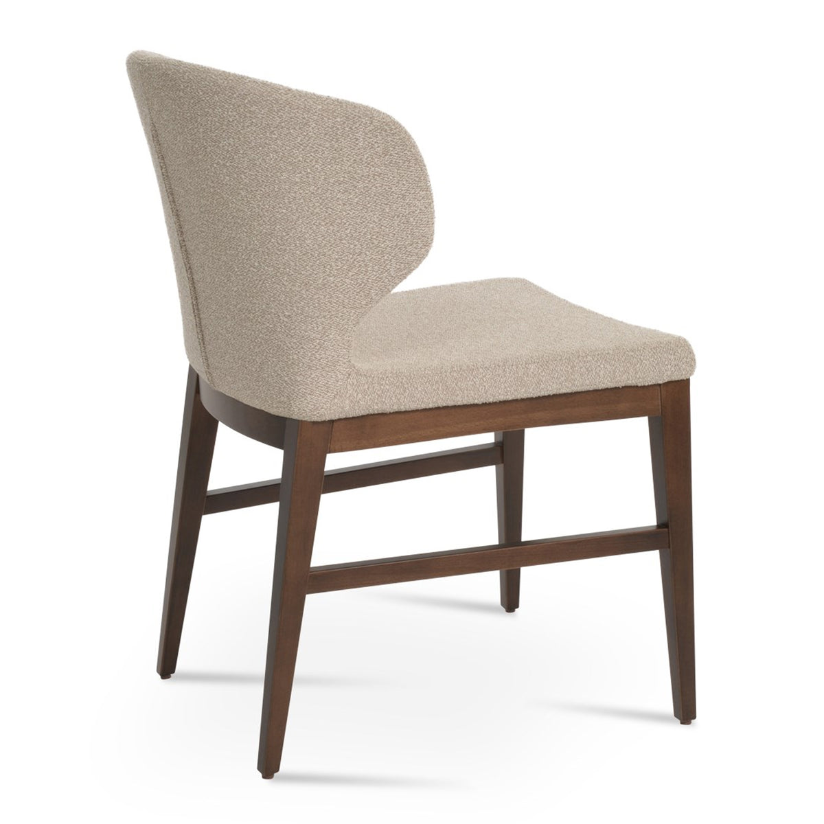 Amed +(Plus) Wood Stretcher Chair by SohoCocept, showing back view of amed +(plus) wood stretcher chair.