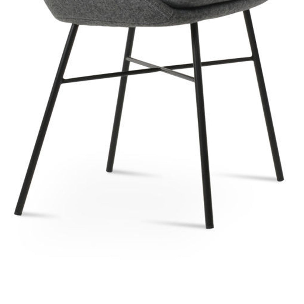 Avanos Cross Chair by SohoConcept, showing closeup view of cross chair.