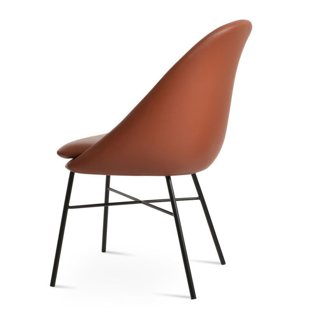 Avanos Cross Chair by SohoConcept, showing back view of cross chair.