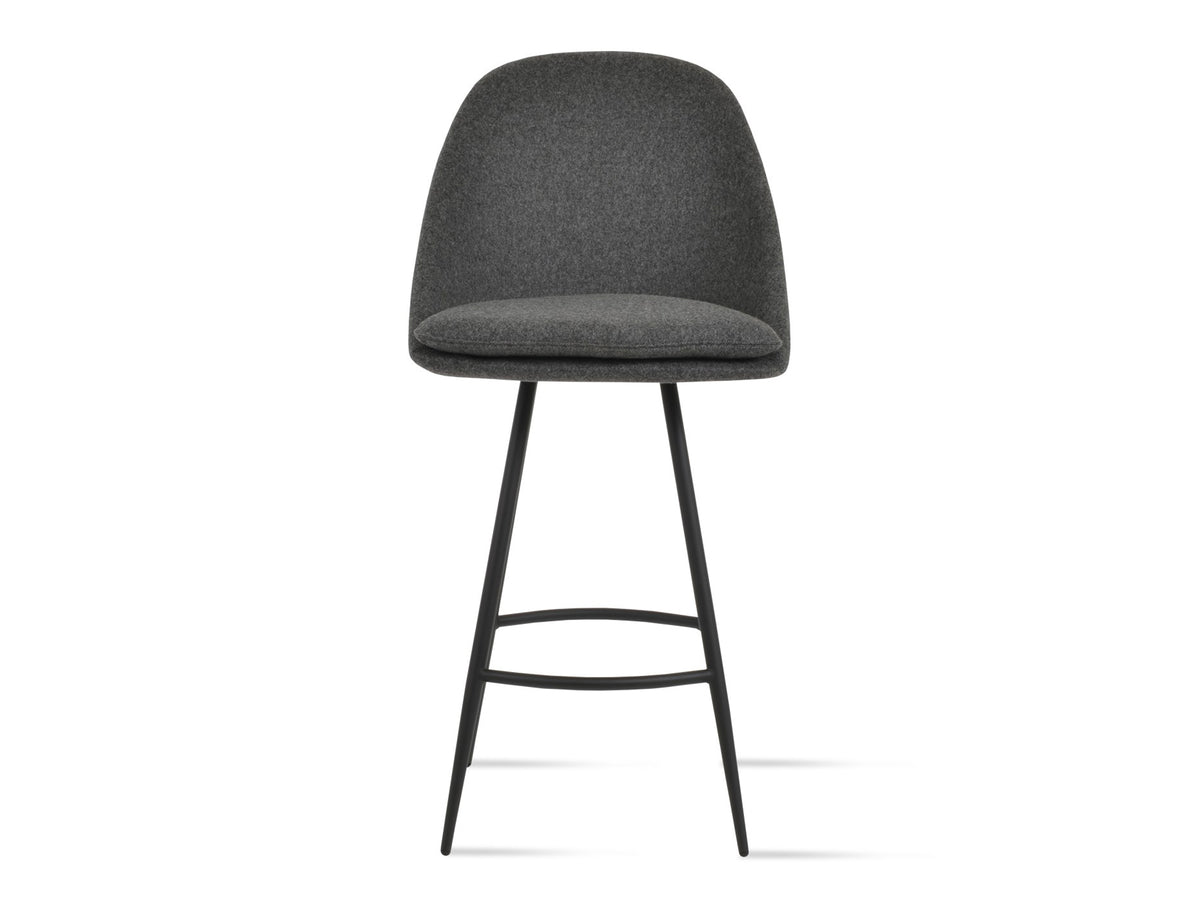 Avanos Galata Stools by SohoConcept, showing front view of galata stool.