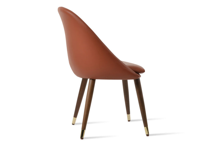 Avanos PTR Wood Dining Chair by SohoConcept, showing back view of PTR wood dining chair.