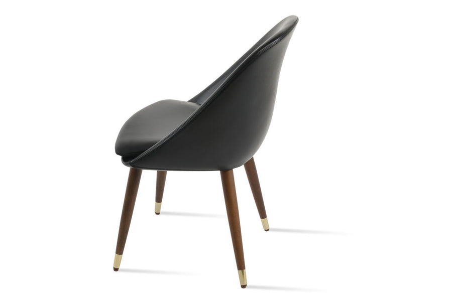 Avanos PTR Wood Dining Chair by SohoConcept, showing back view of PTR wood dining chair.