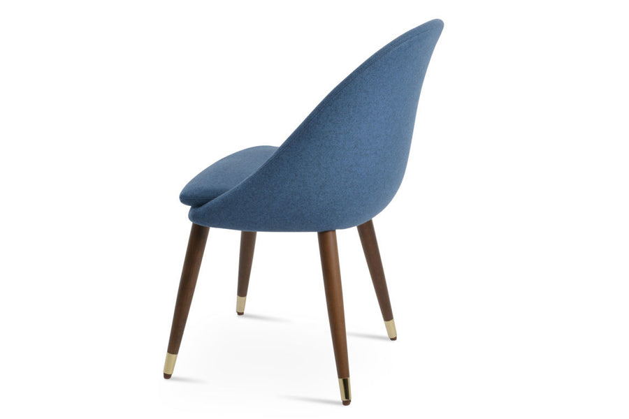 Avanos PTR Wood Dining Chair by SohoConcept, showing back view of PTR wood dining chair.