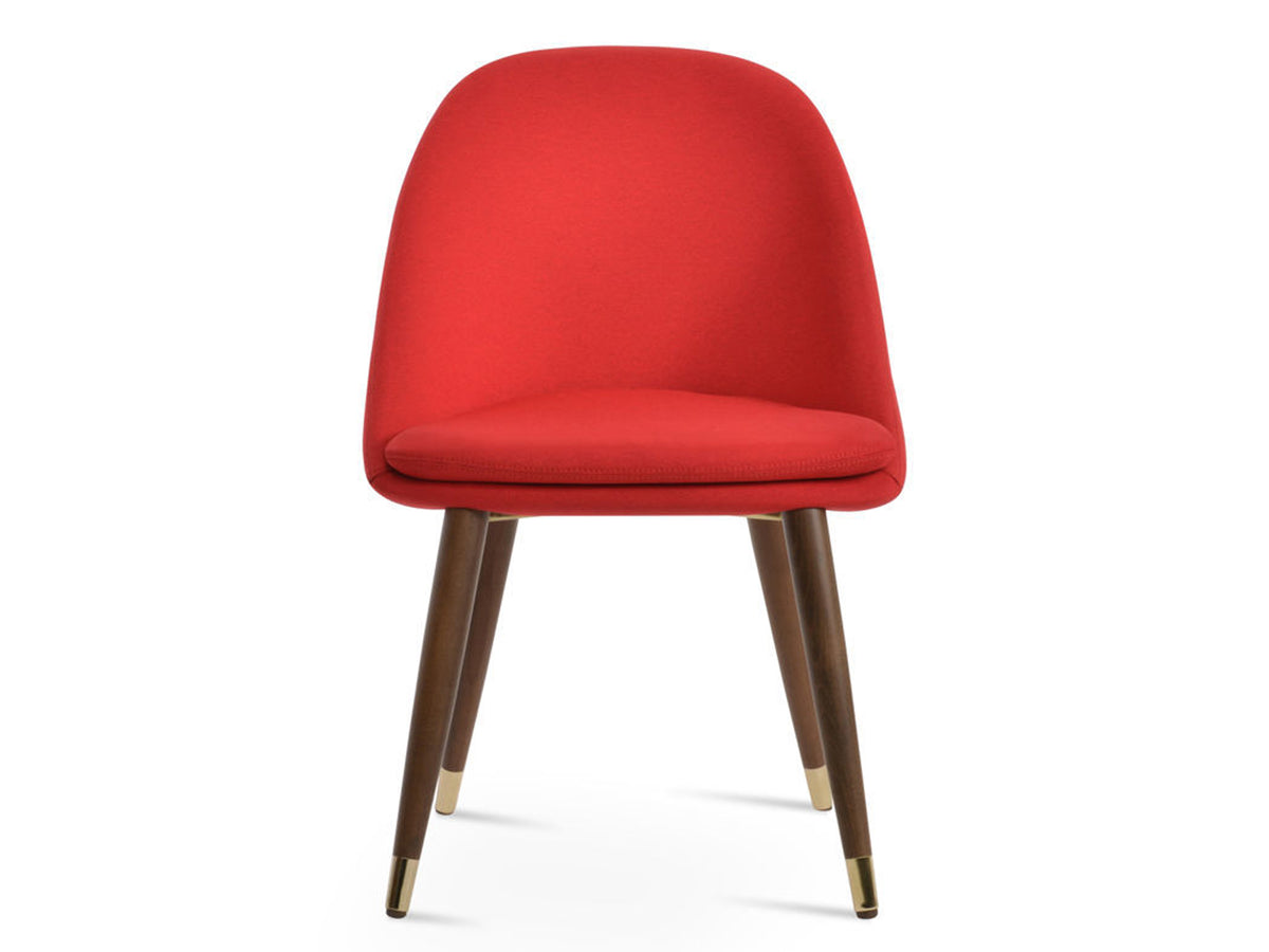 Avanos PTR Wood Dining Chair by SohoConcept, showing front view of PTR wood dining chair.