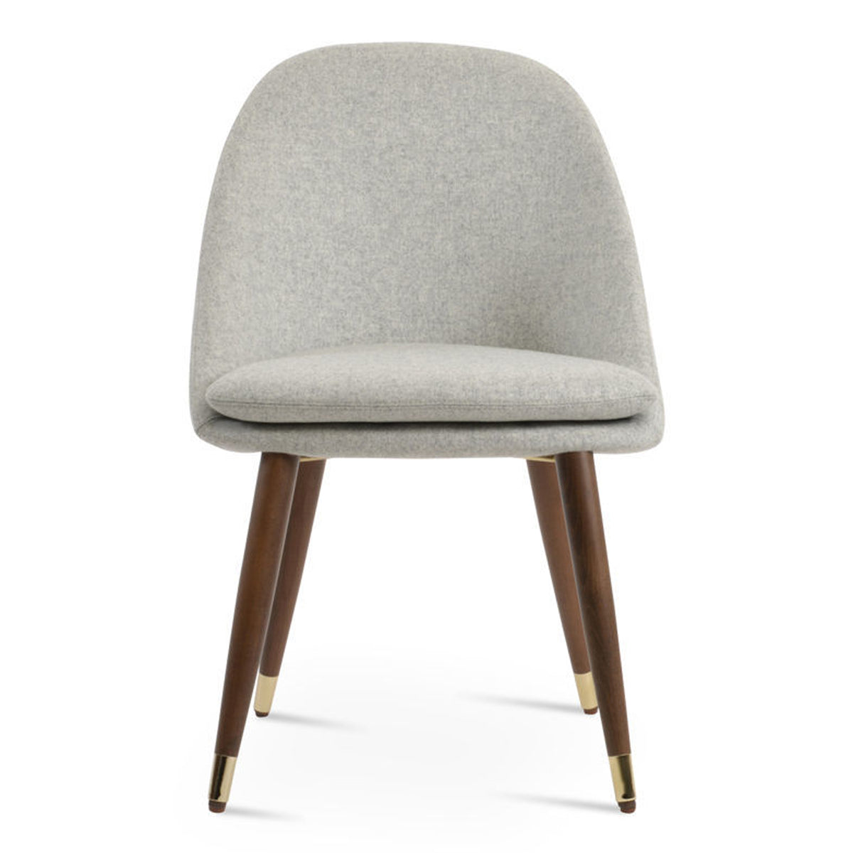 Avanos PTR Wood Dining Chair by SohoConcept, showing front view of PTR wood dining chair.