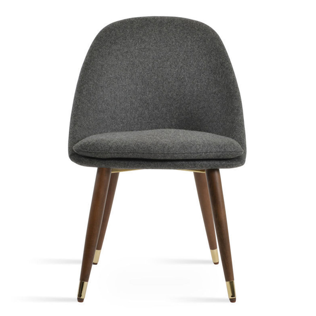 Avanos PTR Wood Dining Chair by SohoConcept, showing front view of PTR wood dining chair.