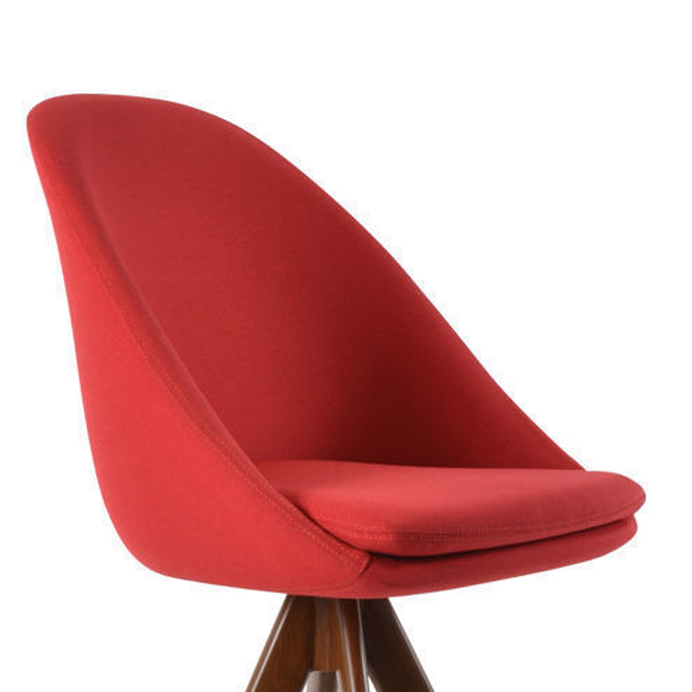 Avanos Pyramid MW Swivel Stool by SohoConcept, showing closeup view of pyramid mw swivel stool.