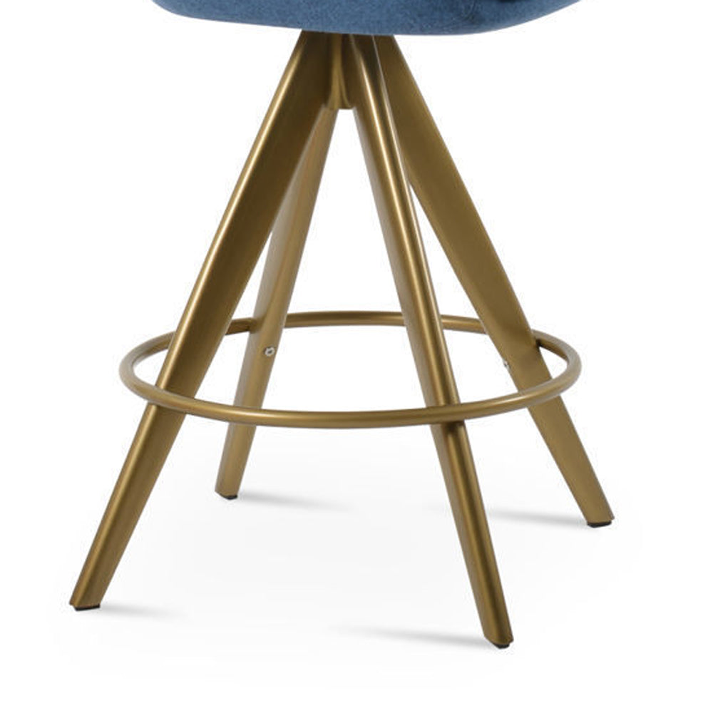 Avanos Pyramid MW Swivel Stool by SohoConcept, showing closeup view of pyramid mw swivel stool.