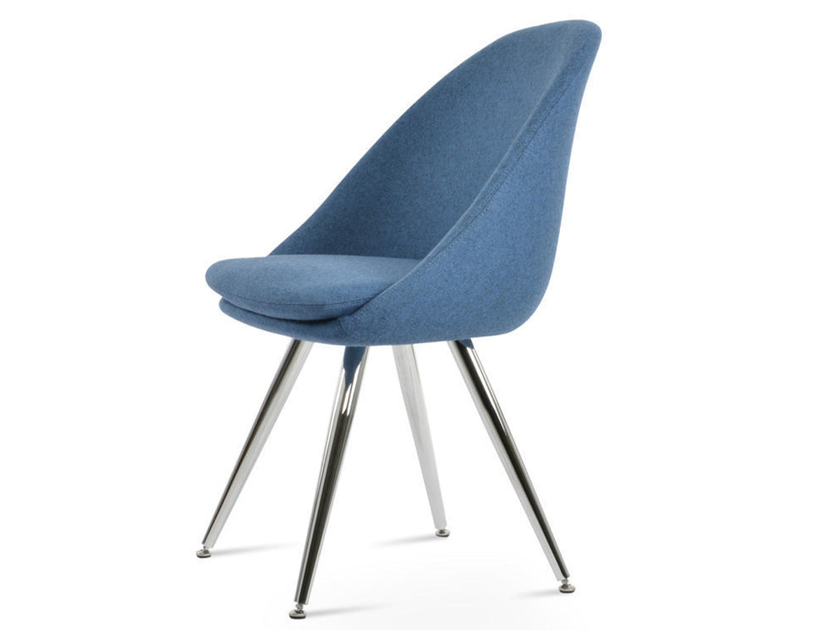 Avanos Star Dining Adjuster Cap Chair by SohoConcept, showing angle view of star dining adjuster cap chair.