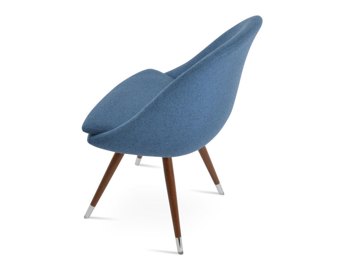 Avanos Star Dining Chair by SohoConcept, showing back view of star dining chair.