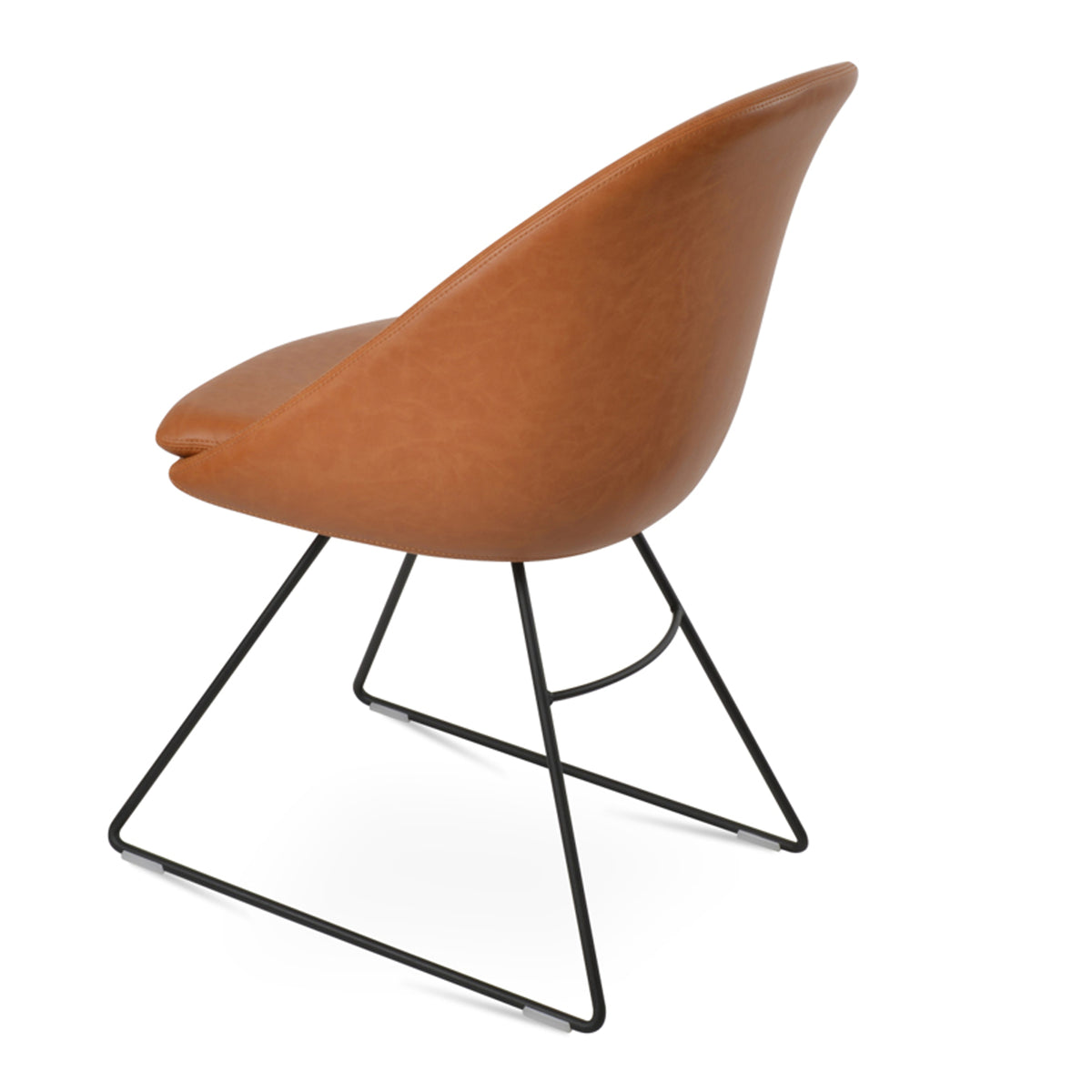 Avanos Wire Dining Chair by SohoConcept, showing back view of wire dining chair.