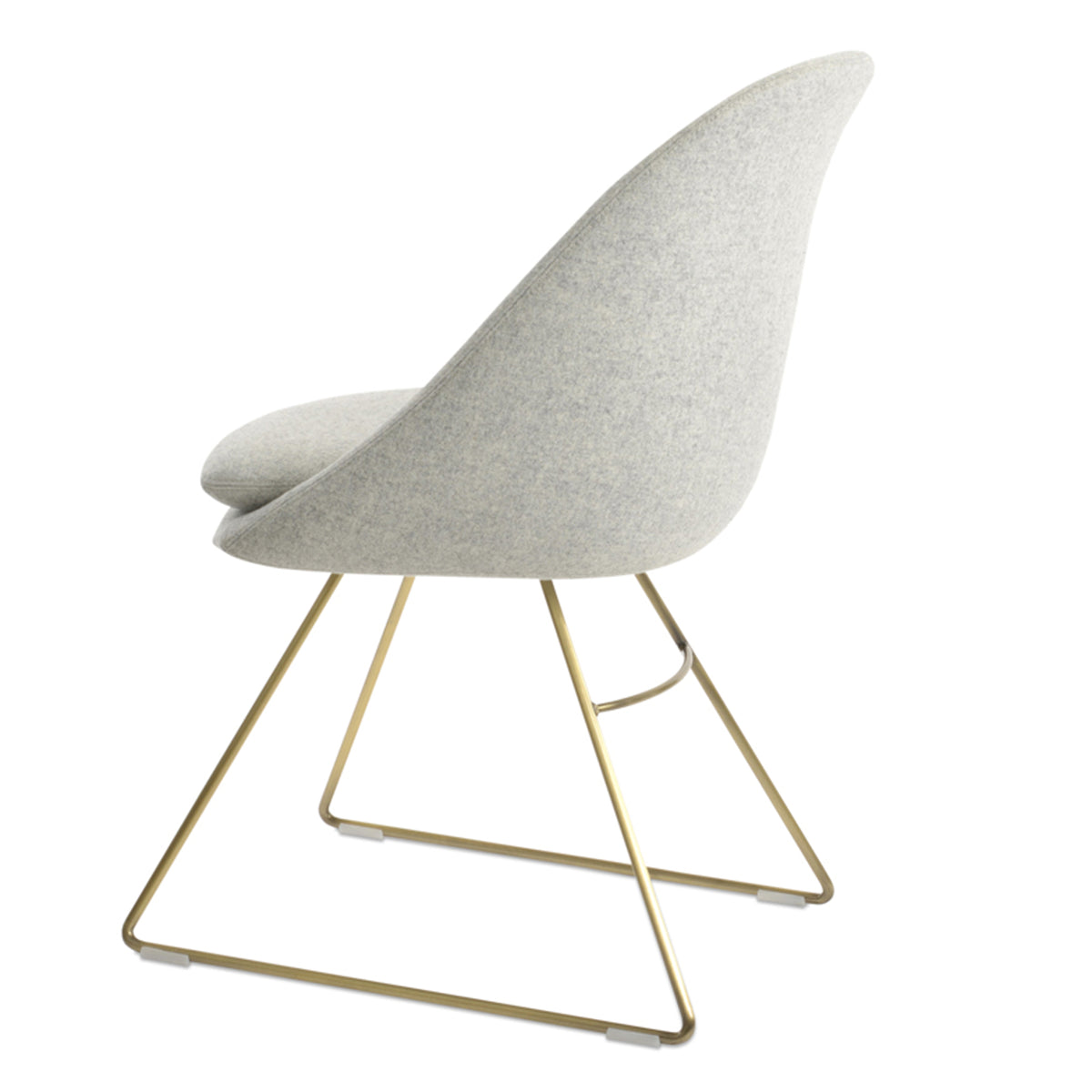 Avanos Wire Dining Chair by SohoConcept, showing back view of wire dining chair.