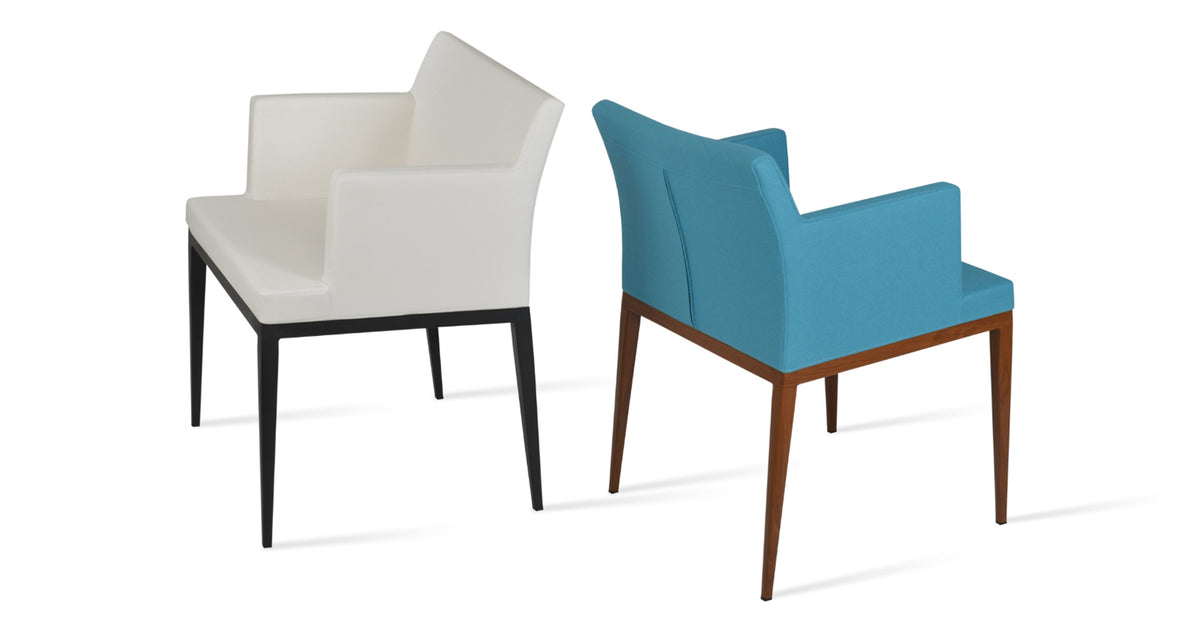 Soho MW Armchair by SohoConcept, showing side view of soho mw armchair.