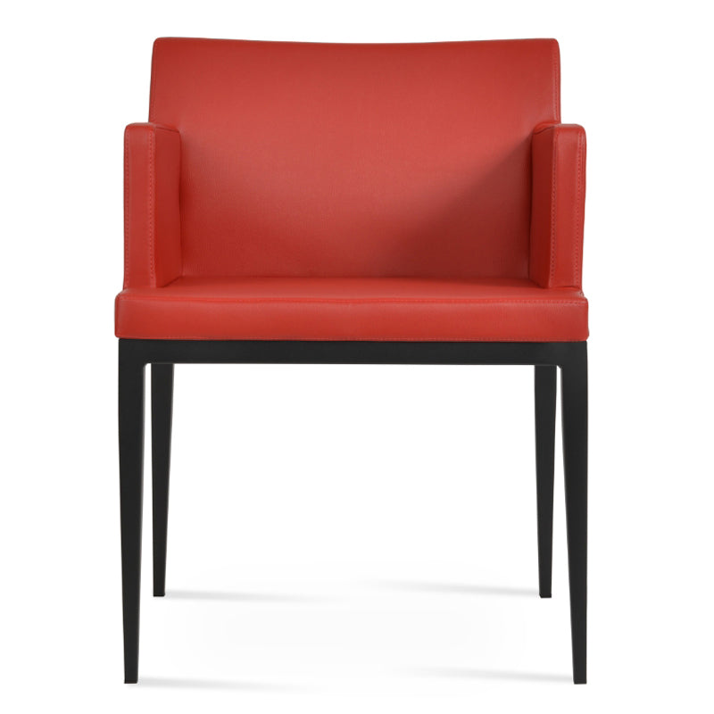 Soho MW Armchair by SohoConcept, showing front view of soho mw armchair.