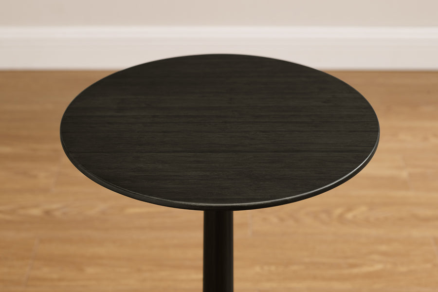 Sol Side Table by Greenington, showing top view of sol side table in live shot.