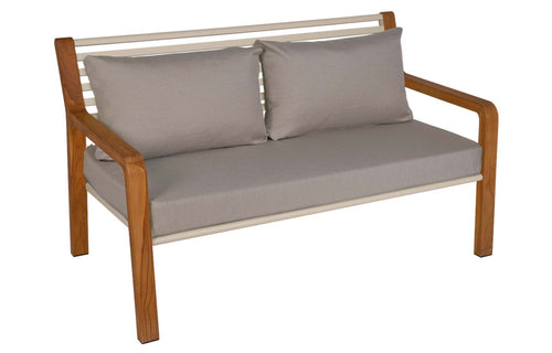 Somerset 2-Seater Sofa by Fermob - Clay Grey.