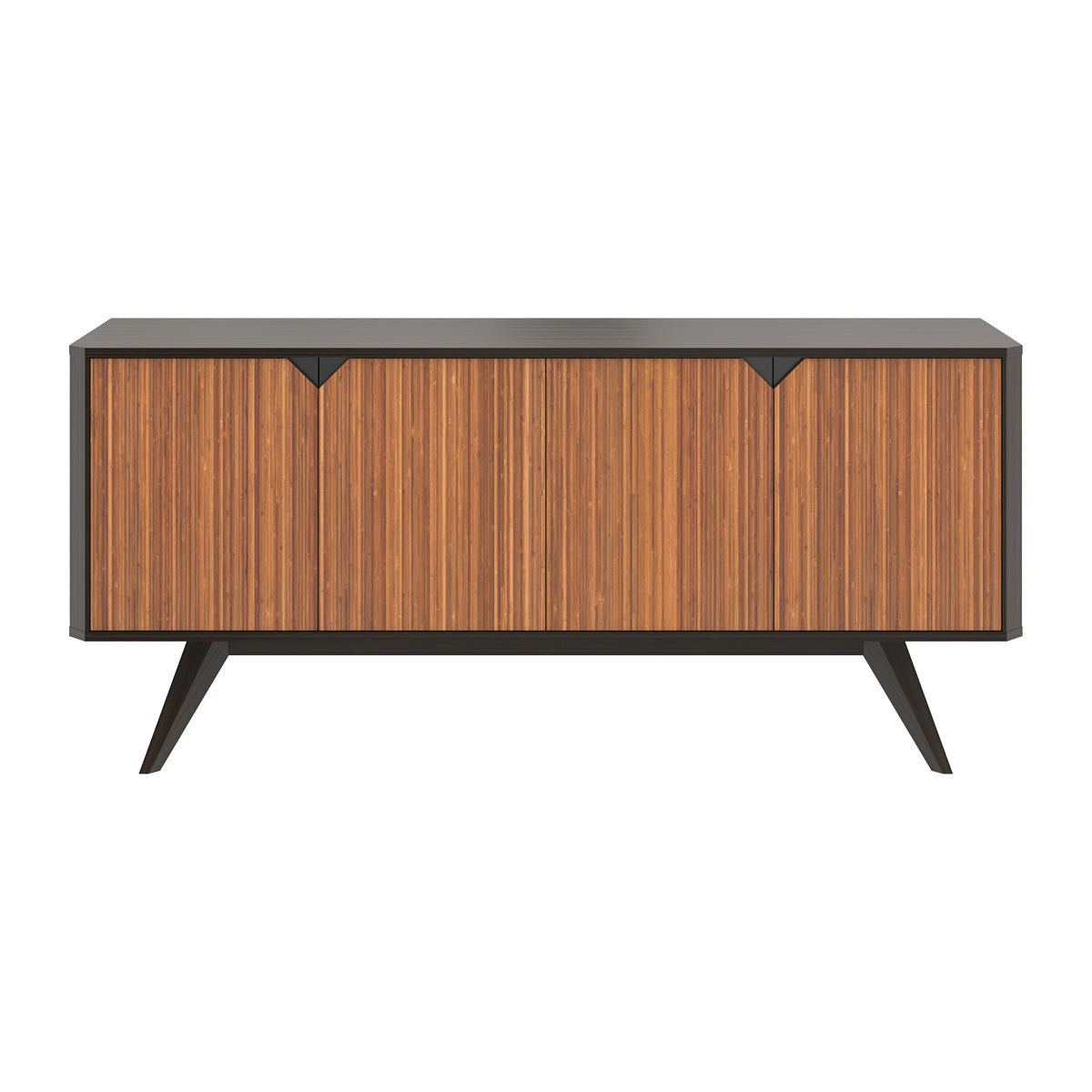 Sonoma Sideboard by Greenington, showing front view of sonoma sideboard in amber.
