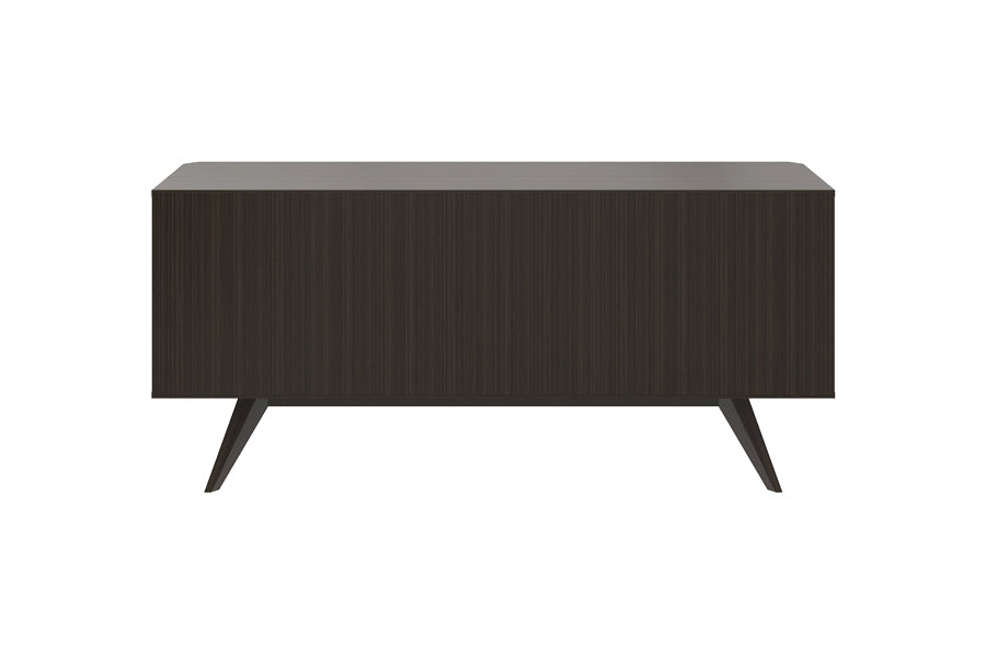 Sonoma Sideboard by Greenington, showing back view of sonoma sideboard in amber.