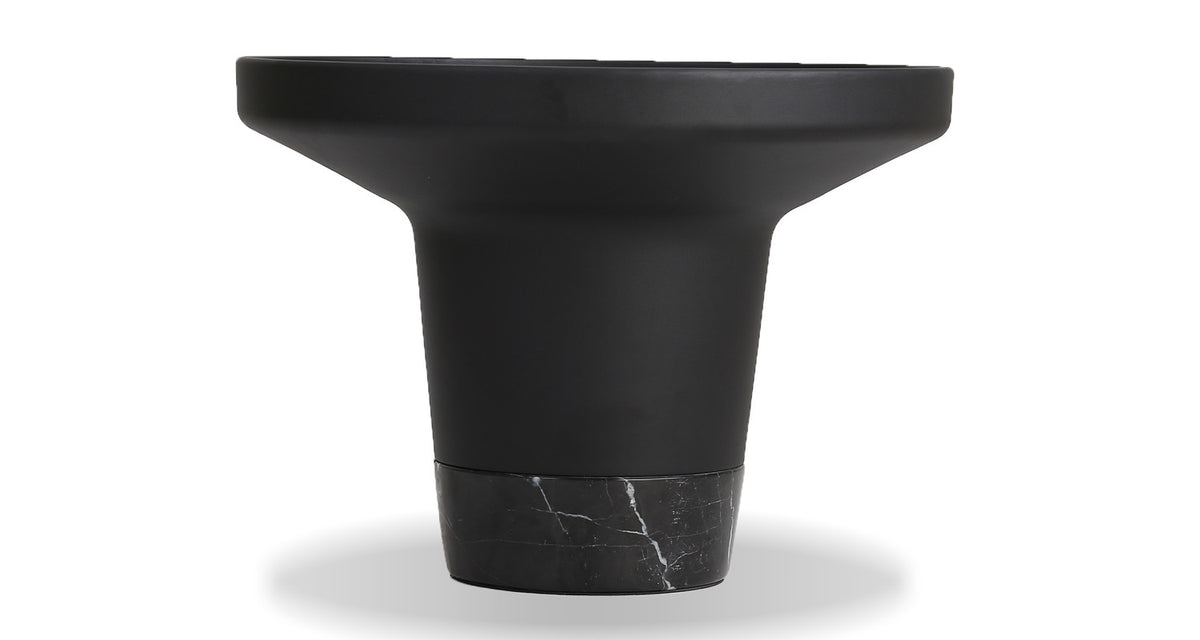 Spacer End Table by Mobital, showing front view of spacer end table.