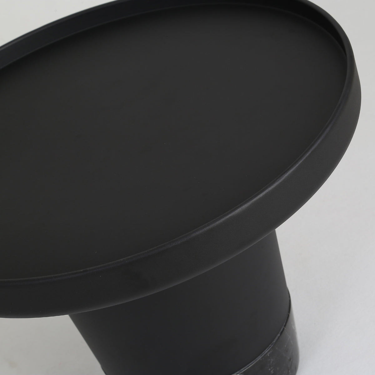 Spacer End Table by Mobital, showing closeup view of spacer end table.