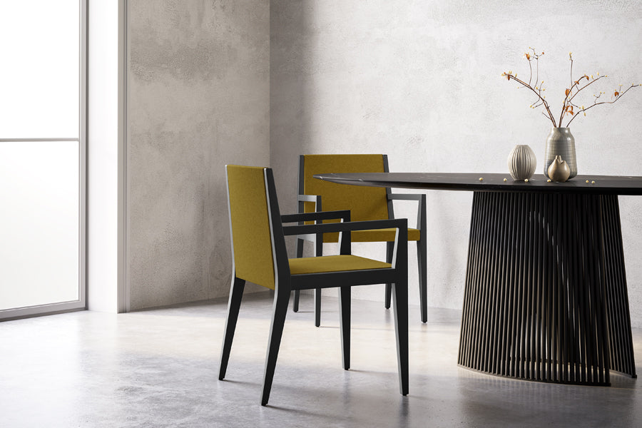 Spirit Chair by B&T, showing spirit chairs in live shot.