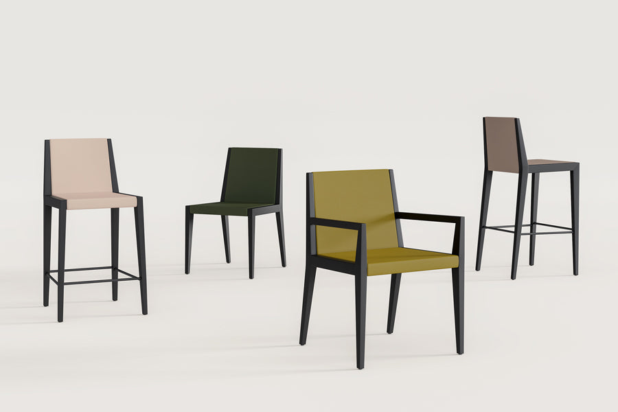 Spirit Chair by B&T, showing spirit chairs in live shot.