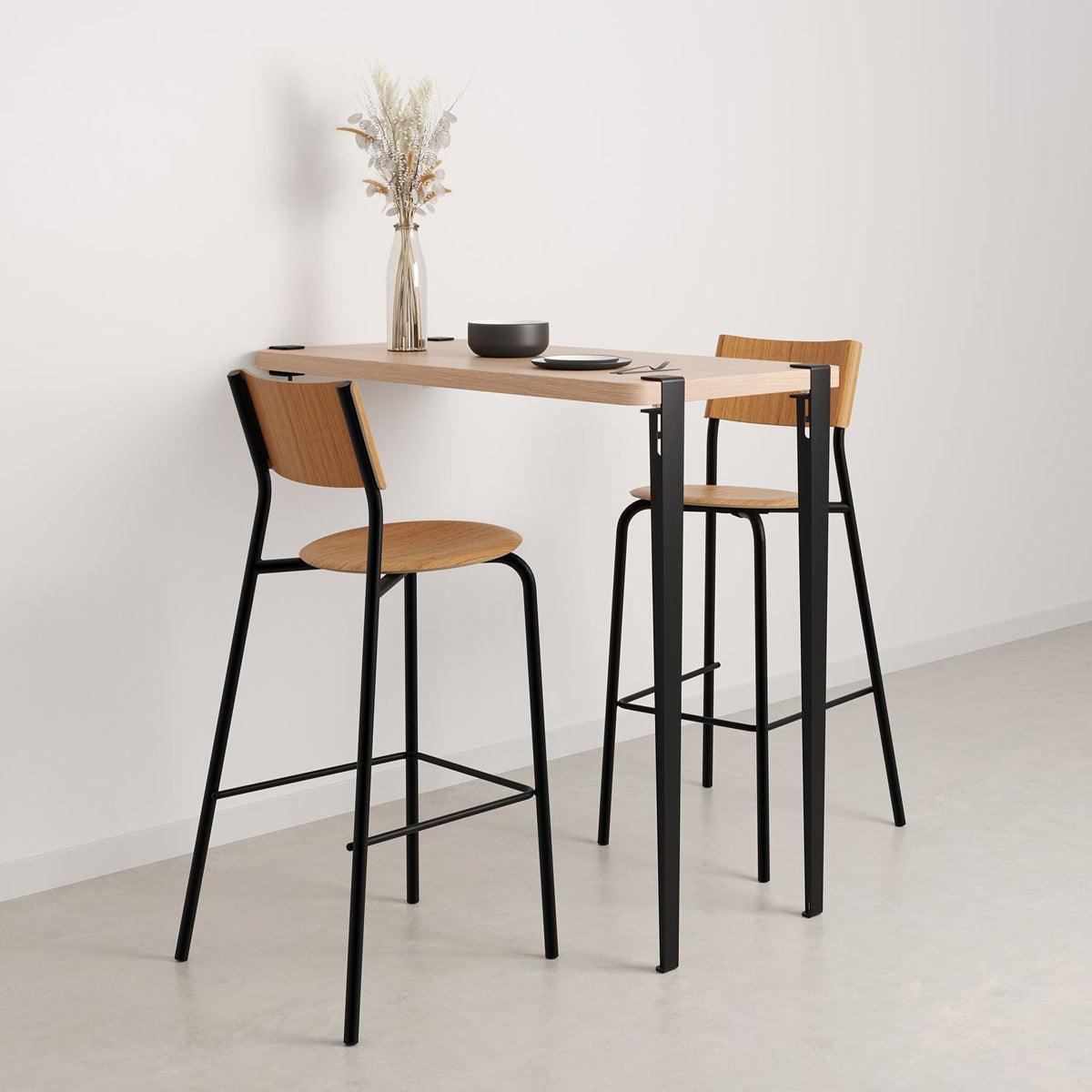 SSD Bar Stool by TipToe, howing ssd bar stools in live shot.