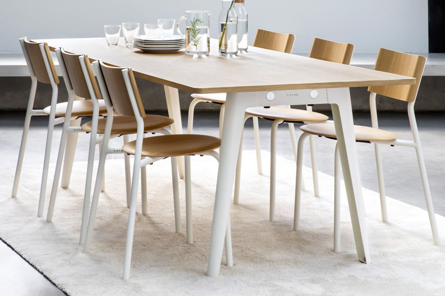 SSD Dining Side Chair by TipToe, showing ssd dining side chairs in live shot.