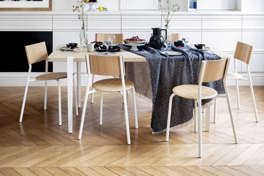 SSD Dining Side Chair by TipToe, showing ssd dining side chairs in live shot.