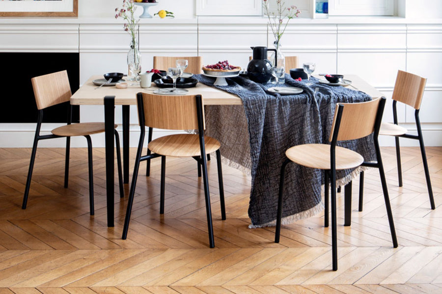SSD Dining Side Chair by TipToe, showing ssd dining side chairs in live shot.
