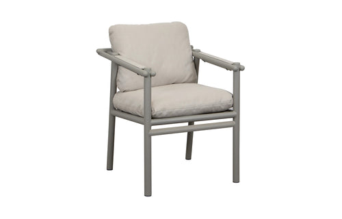 Sticks Armchair by Cane-Line - Taupe Aluminum *, Sand Natte Set *.