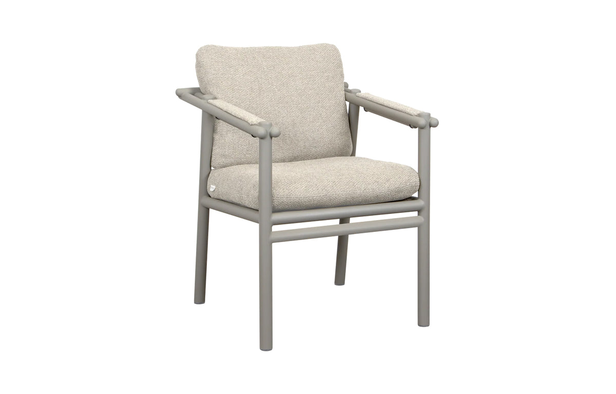 Sticks Armchair by Cane-Line - Taupe Aluminum *, Desert Sand Rise Set.