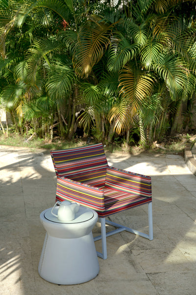 Stizzy HPL Side Table by Mamagreen, showing stizzy hpl side table in live shot.