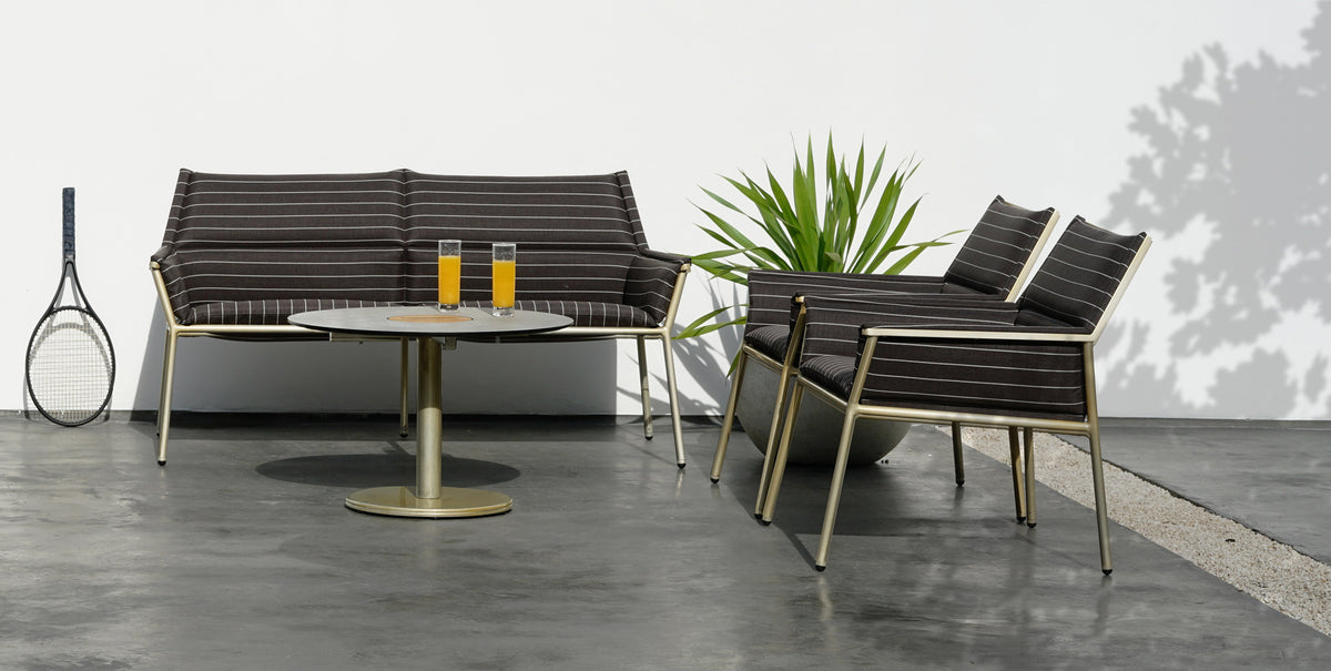 Stizzy Large Pedestal Low Table by Mamagreen, showing stizzy large pedestal low table in live shot.