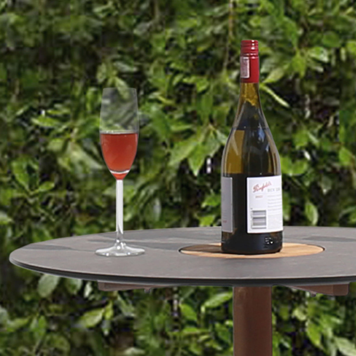 Stizzy Small Pedestal Low Table by Mamagreen, showing closeup view of stizzy small pedestal low table in live shot.