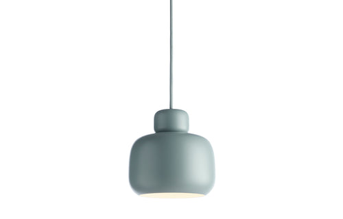 Stone Pendant Light by Woud - Small, Mint Pantone.