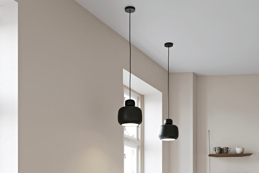 Stone Pendent by Woud, showing stone pendent in live shot.