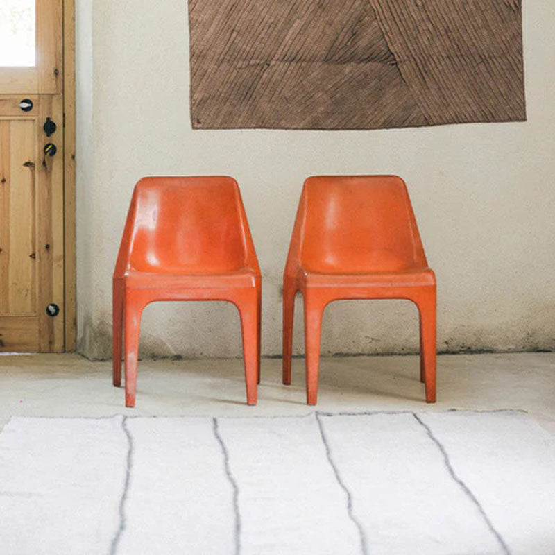 Stonewashed Rug by Lorena Canals, showing stonewashed rug in live shot.
