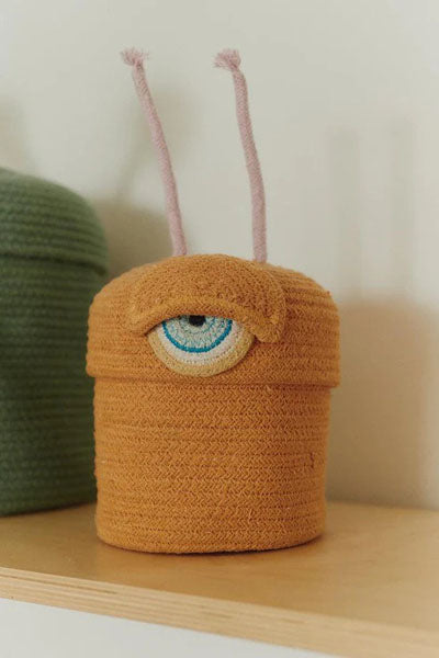 Storage Basket by Lorena Canals, showing storage basket in live shot.