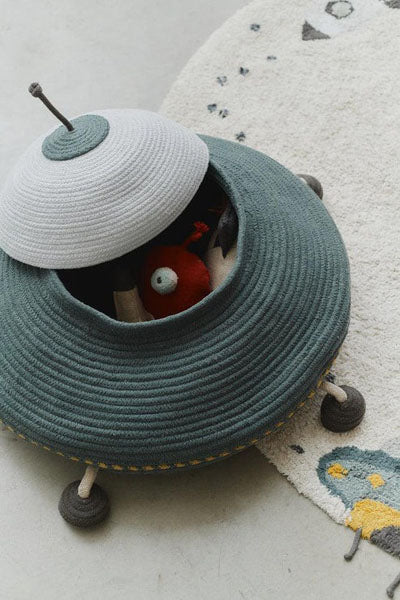 Storage Basket by Lorena Canals, showing storage basket in live shot.