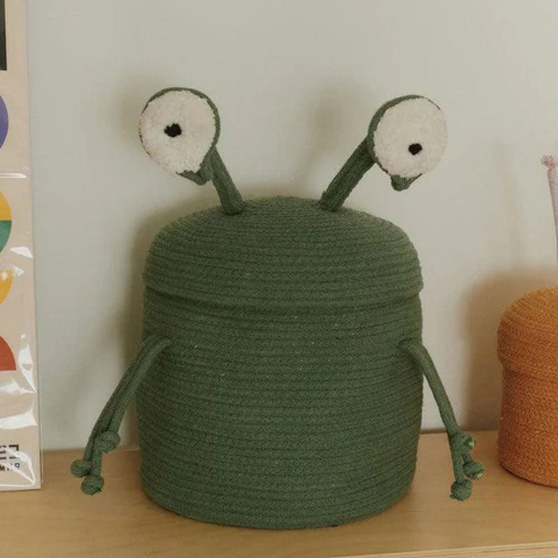 Storage Basket by Lorena Canals, showing storage basket in live shot.