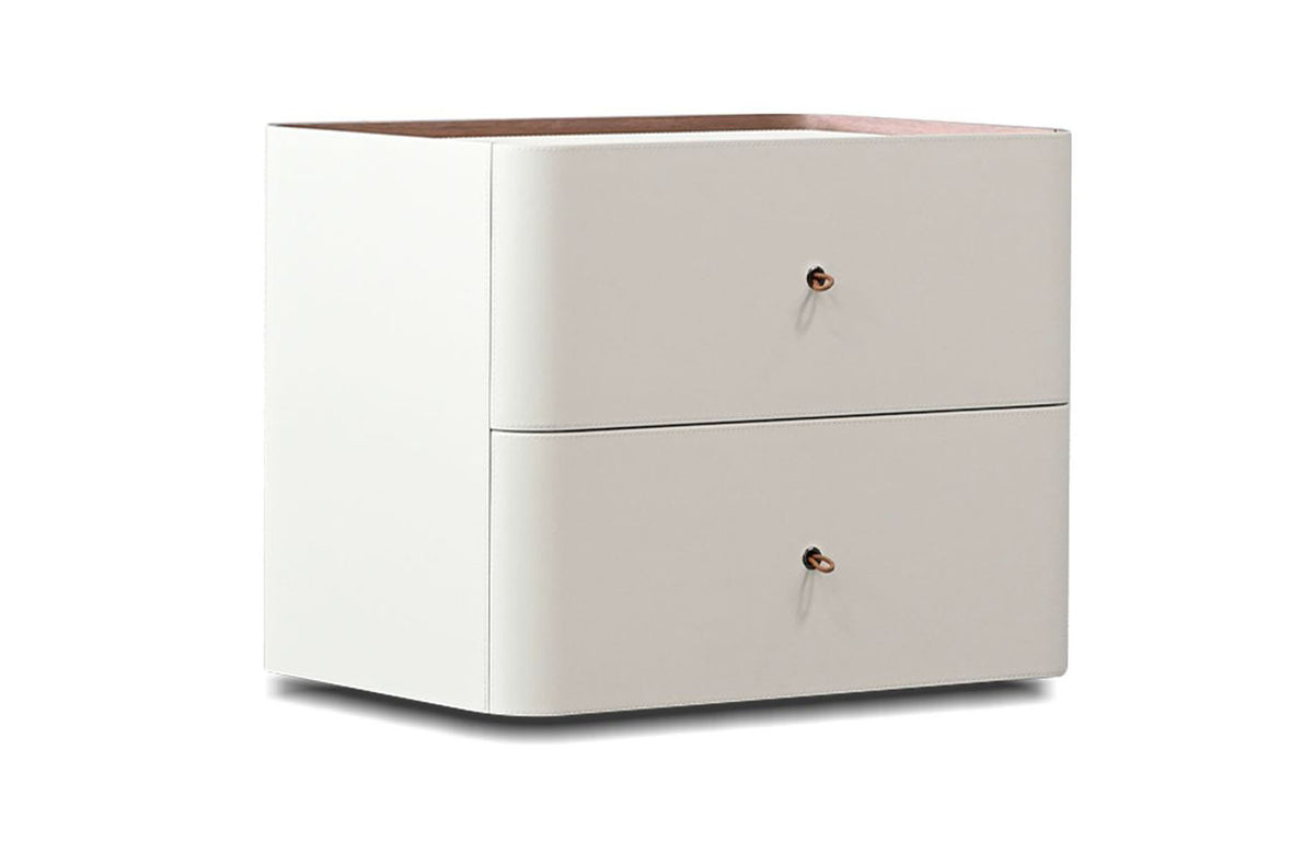 Sumu Side Table by Mobital, showing angle view of sumu side table.