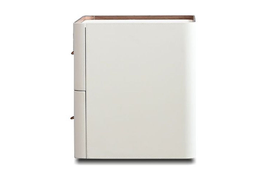 Sumu Side Table by Mobital, showing side view of sumu side table.
