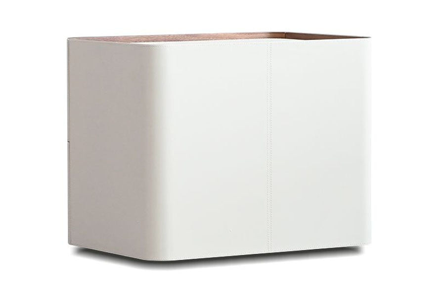 Sumu Side Table by Mobital, showing back view of sumu side table.