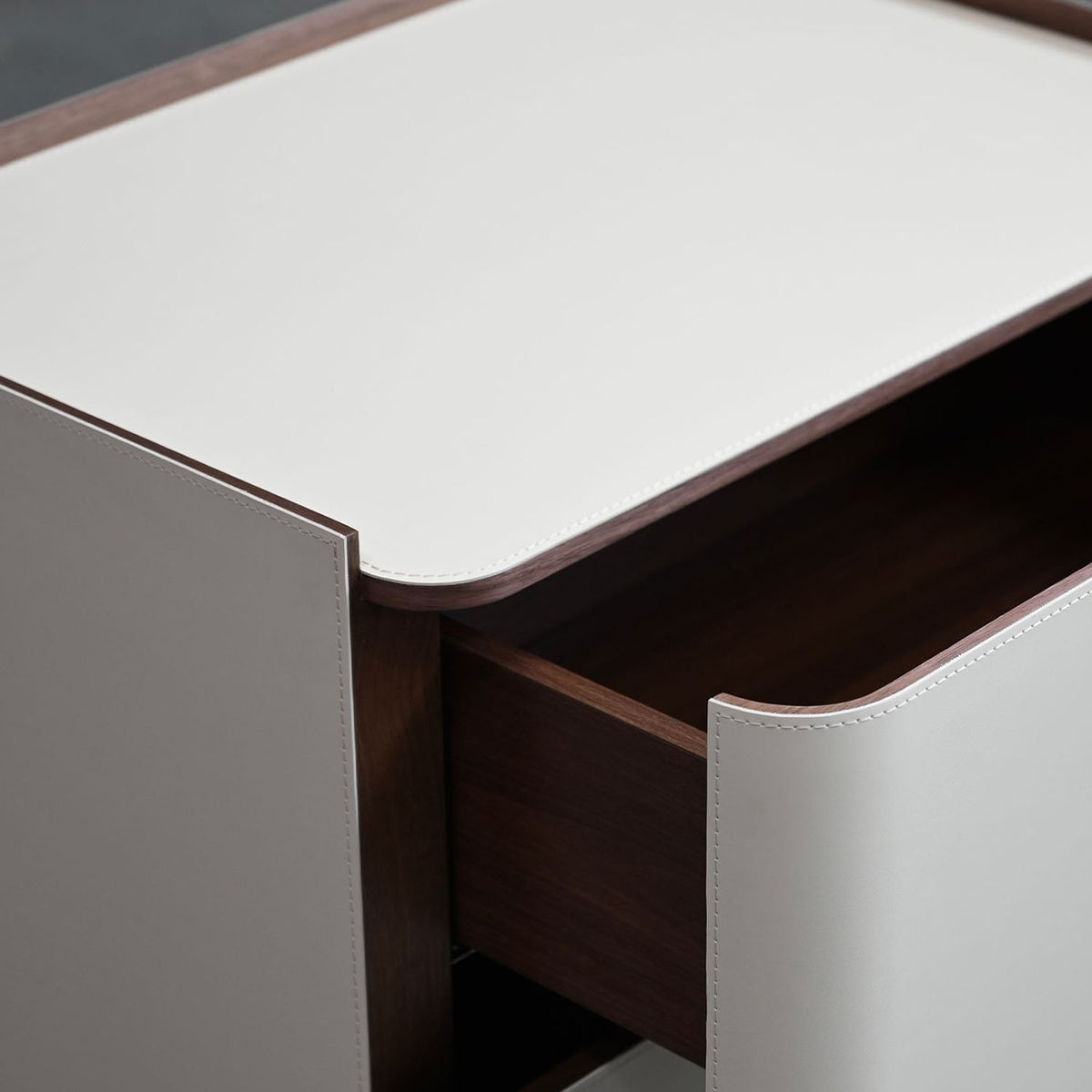 Sumu Side Table by Mobital, showing closeup view of sumu side table.