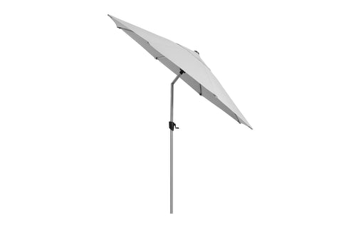 Sunshade Parasol by Cane-Line - Tilt System, Dusty White Olefin Fabric.